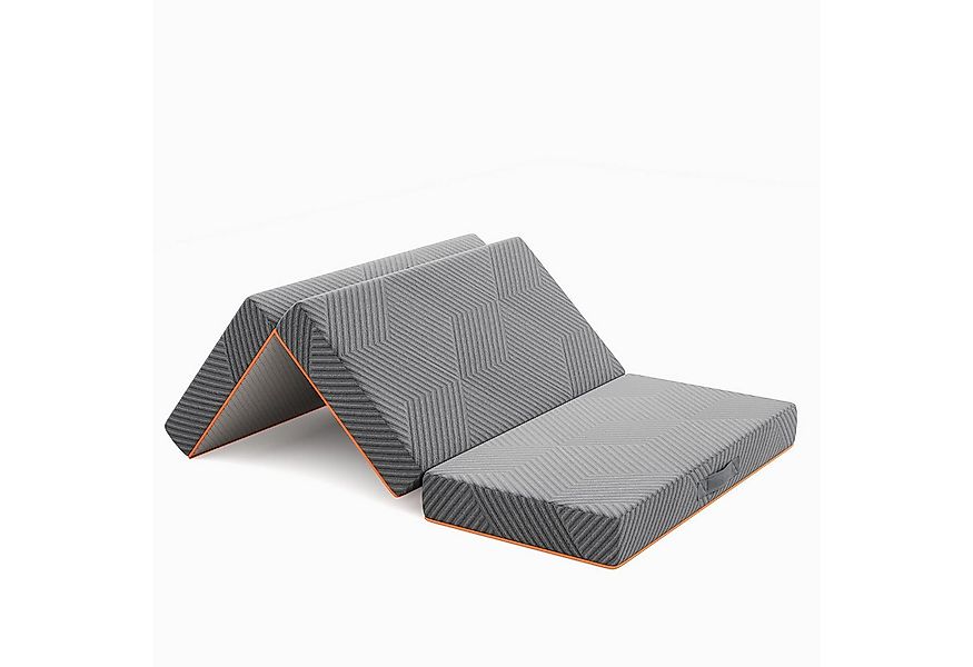 Klappmatratze 3-teilige Faltmatratze Gästematratze in grau, Vesgantti, mit günstig online kaufen