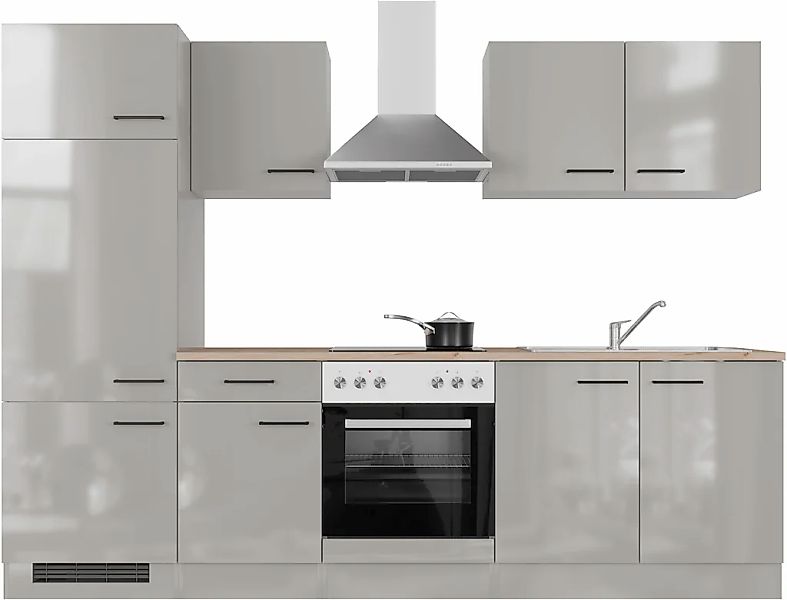 Flex-Well Küchenzeile "Lund" wahlweise mit E-Geräten, Gesamtbreite 270 cm günstig online kaufen