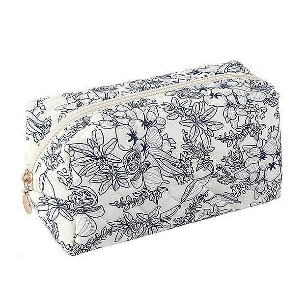 Coonoor Kosmetiktasche Blumenmuster Kulturtasche,Tragbare Makeup Tasche Han günstig online kaufen