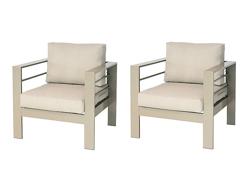 MeXo Gartensessel Relaxsessel outdoor 2 Sitzer günstig online kaufen