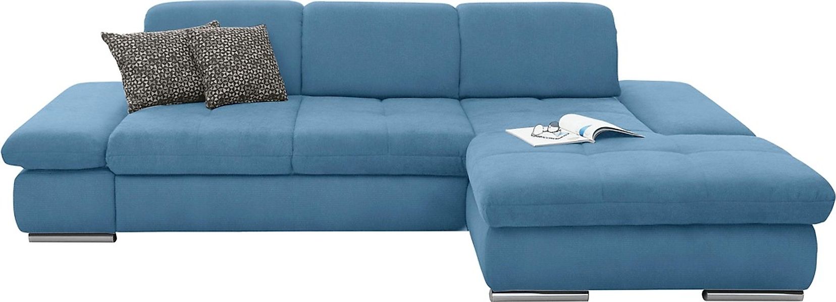 set one by Musterring Ecksofa »SO4100 V«, mit verstellbaren Kopfteilen, wah günstig online kaufen