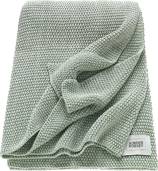 Wohndecke Melange, SCHÖNER WOHNEN-Kollektion, Strickdecke mit günstig online kaufen