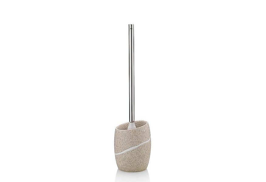 kela WC-Garnitur Talus, Natursteinoptik, austauschbarer Bürstenkopf günstig online kaufen