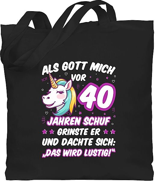 Shirtracer Umhängetasche Als Gott mich vor günstig online kaufen