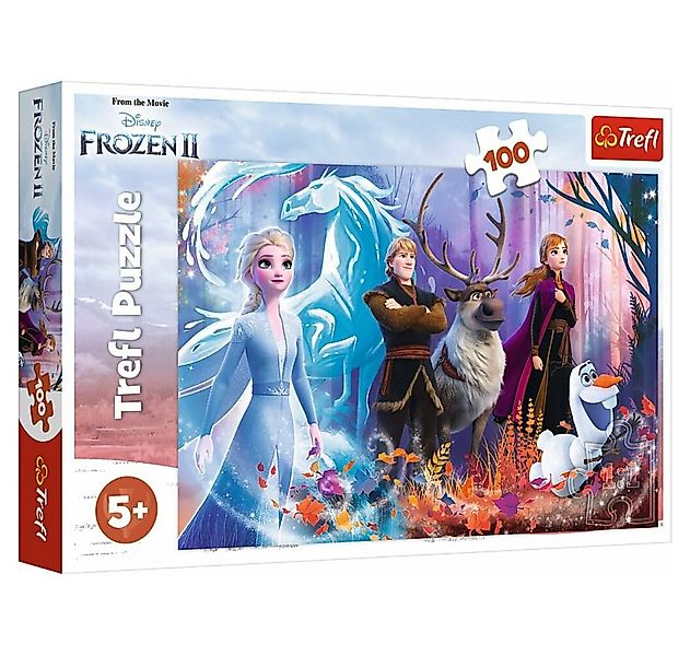 Trefl Puzzle Puzzle Ice Kingdom 2: Frostige Magie 100 Teile, Puzzleteile günstig online kaufen