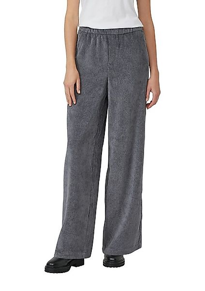 s.Oliver Cordhose mit Elastikbund und Wide Leg günstig online kaufen