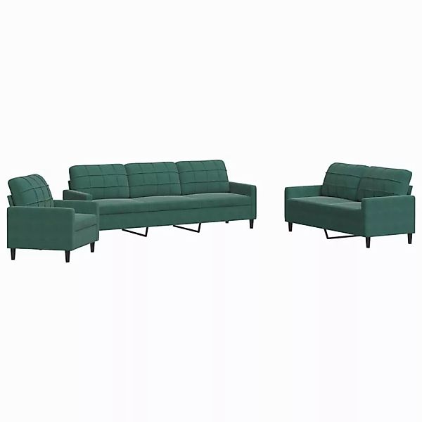 vidaXL Sofa 4-tlg. Sofagarnitur mit Kissen günstig online kaufen