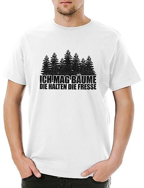 Urban Backwoods Print-Shirt Ich Mag Bäume Herren T-Shirt Outdoor Trekking N günstig online kaufen