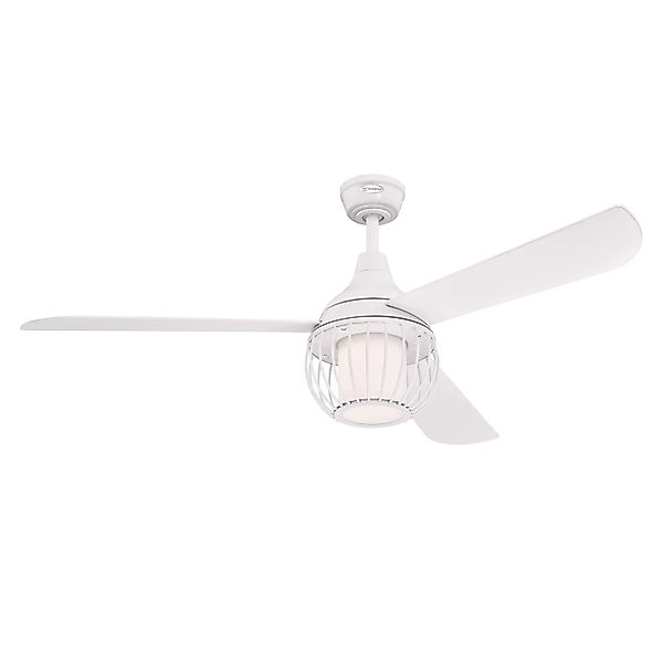 WESTINGHOUSE Deckenventilator Westinghouse Graham Weiß 132 cm mit LED Beleu günstig online kaufen