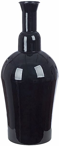 GILDE Bodenvase "Vase Filu, schwarz H.55 cm", (1 St.) günstig online kaufen