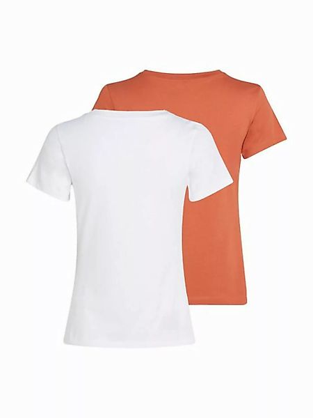 Calvin Klein Jeans Rundhalsshirt 2-PACK MONOLOGO SLIM TEE (Packung, 2-tlg., günstig online kaufen