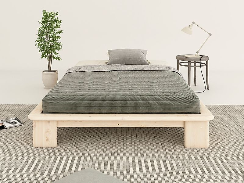 OTTO home Futonbett »Peregrin, Bett, Bettgestell, Massivholzbett« inklusive günstig online kaufen