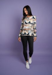 Seidel Moden Langarmshirt mit grafischem Muster, MADE IN GERMANY günstig online kaufen