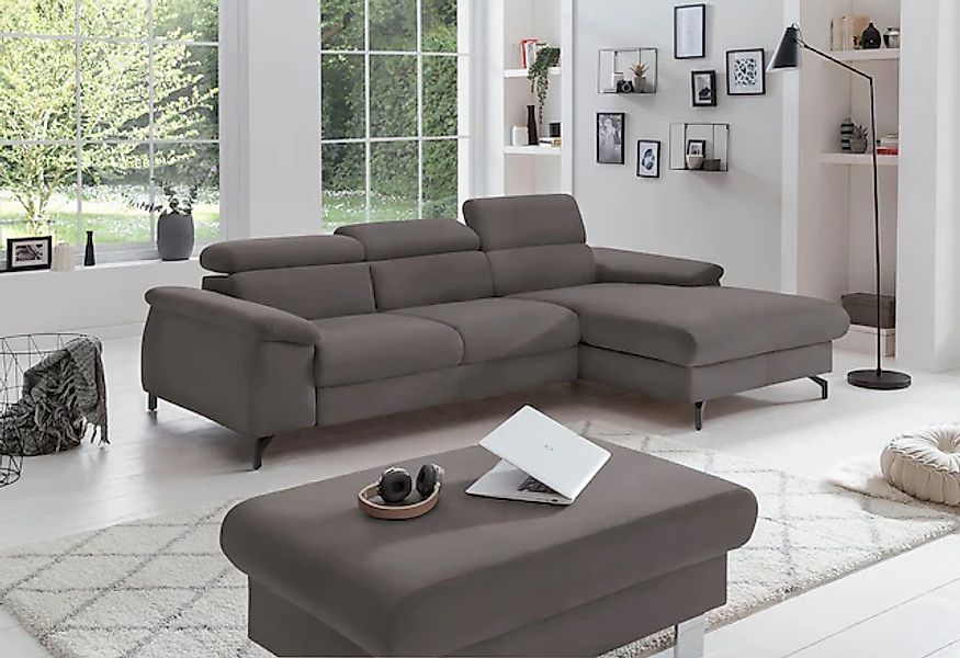 COTTA Polstergarnitur »Kitty L-Form, B: 242 bzw. 100 cm (Set: Ecksofa & Hoc günstig online kaufen