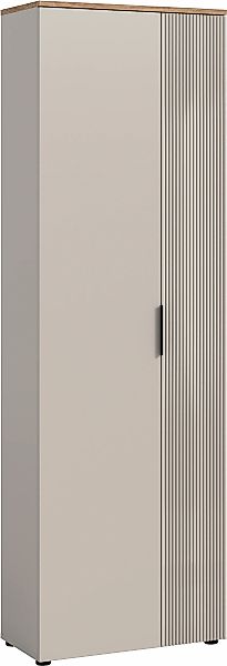 Home affaire Garderobenschrank "EDIL, Höhe 190cm, 2 Türen, 5 Böden, 6 Fäche günstig online kaufen