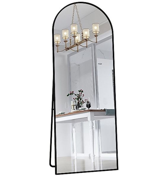 FUROKOY Standspiegel Ganzkörperspiegel Bogen Groß Spiegel mit Alu-Rahmen (S günstig online kaufen