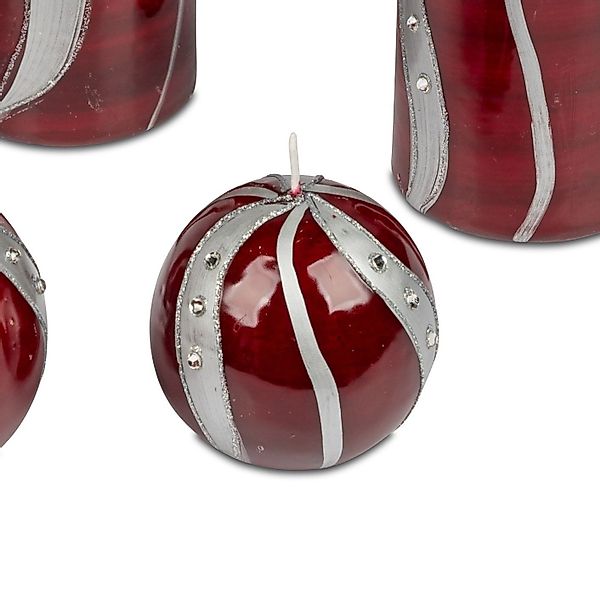formano Kugelkerze Rot, Durchmesser 6 cm, günstig online kaufen