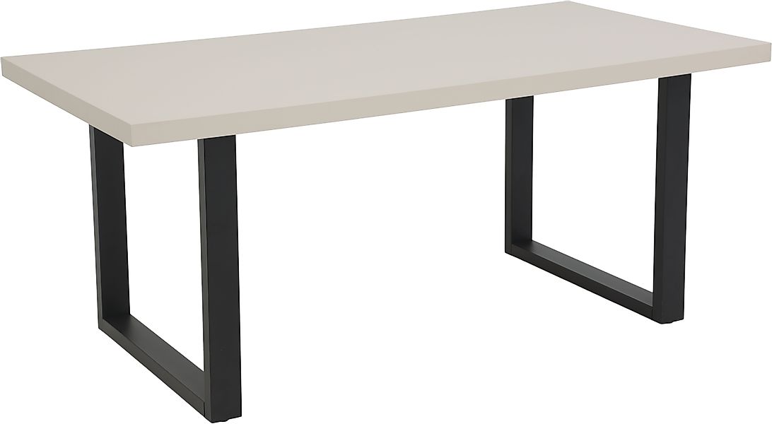 HELA Esstisch MERAN (1-St), U-Gestell,Cashmere,Azoto Matt günstig online kaufen
