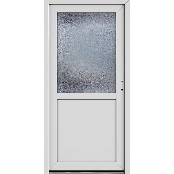 Roro Nebeneingangstür OKE 1155 Kunststoff 5FA Weiß 98 cm x 198 cm DIN R günstig online kaufen