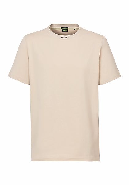 BOSS GREEN T-Shirt "Tee Rib", mit Logo am Ausschnitt günstig online kaufen