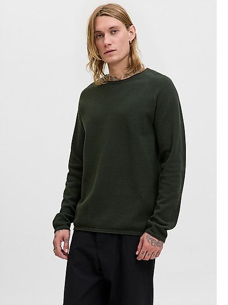 Jack & Jones Rundhalspullover JJEHILL KNIT CREW NECK NOOS Baumwolle, regula günstig online kaufen