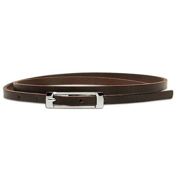 Caspar Taillengürtel GU317 schmaler Damen Ledergürtel günstig online kaufen
