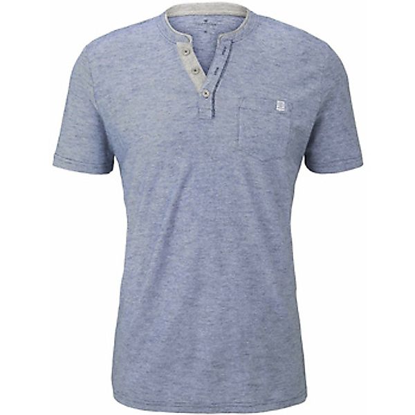 Tom Tailor  T-Shirt Knopfleisten T-Shirt für Herren günstig online kaufen