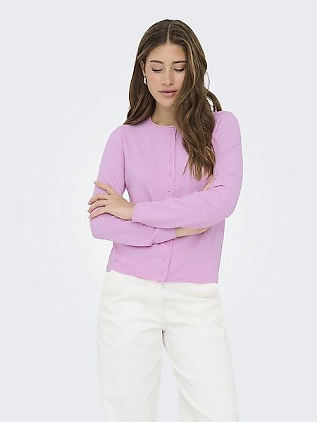 ONLY Strickjacke ONLLOYAL LS O-NECK BUTTON CARDI KNT günstig online kaufen