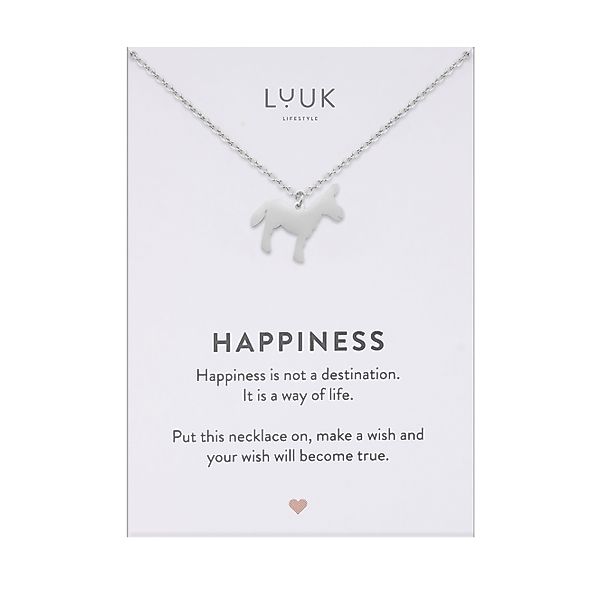 LUUK LIFESTYLE Kette mit Anhänger Esel, günstig online kaufen