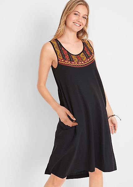 bonprix Jerseykleid für Frühjahr und Sommer, aus reiner Baumwolle, asymmetr günstig online kaufen