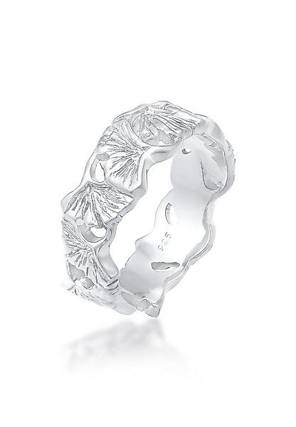 Elli Fingerring Ginkgo Blätter Trend Cool Glück 925 Silber, Ginkgo günstig online kaufen