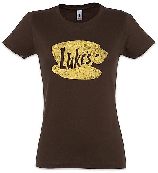 Urban Backwoods Print-Shirt Luke´s Damen T-Shirt Gilmore Luke Danes Diner R günstig online kaufen