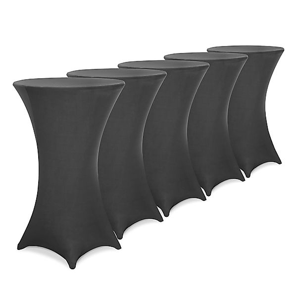 Detex Stehtischhusse, 60cm Grau 5er Set günstig online kaufen