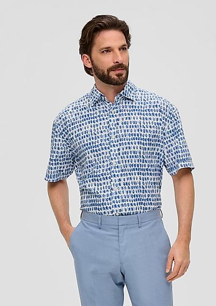 s.Oliver Kurzarmhemd - Lässiges modisches Kurzarmhemd - Relaxed Fit günstig online kaufen