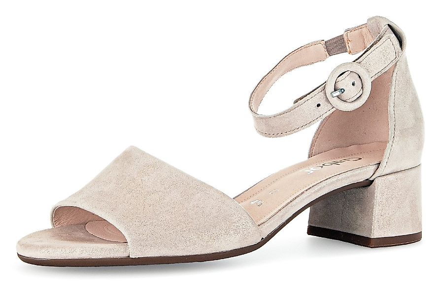 Gabor TUNIS Sandalette, Blockabsatz, Businessschuh, Festtagsschuh, günstig online kaufen