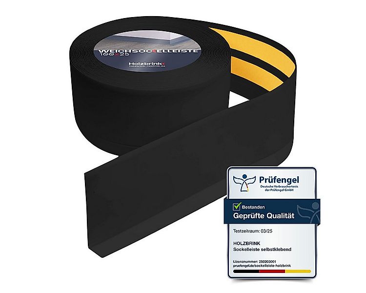 HOLZBRINK Sockelleiste HOLZBRINK selbstklebend PVC 100x25mm, 1 m, L: 100 cm günstig online kaufen