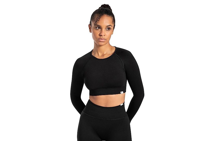 Smilodox Longsleeve Maysa, Crop Shirt Langarmshirt Shaped Fit Gym, Yoga & A günstig online kaufen