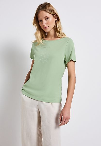STREET ONE Shirttop mit Wording Print günstig online kaufen