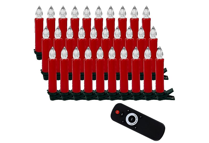 Gotoll LED-Christbaumkerzen CH030_RE-NEW kabellos Weihnachtsbaumkerzen weih günstig online kaufen