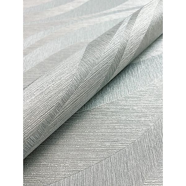Newroom Vliestapete Sirius Silver Wellen Glamour FSC® günstig online kaufen