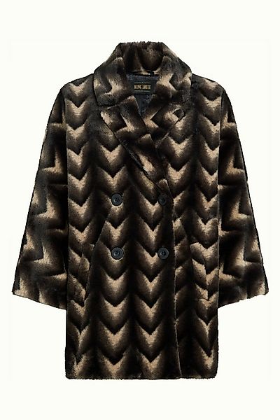 King Louie Wollmantel - Shiya Kimono Coat Deco Fur – eleganter Damen Winter günstig online kaufen
