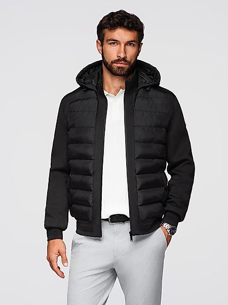 OMBRE Steppjacke Gestepptes Bomberjacke mit Kapuze günstig online kaufen