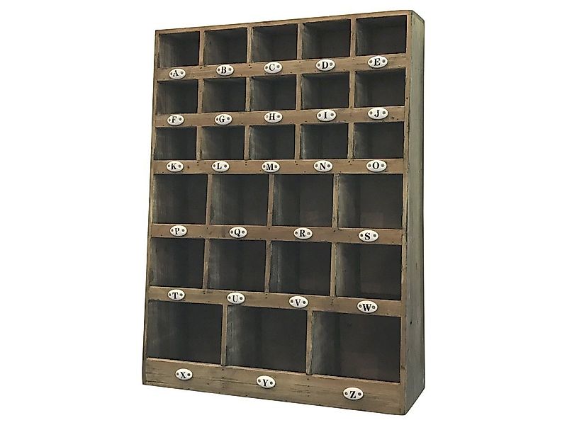 Chic Antique Wandregal Sortierungs Regal m. Porzellan Nummern 40181-00 Chic günstig online kaufen