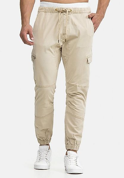 Indicode Cargohose Herren Levy Cargo Hose Herrenhose mit elastischem Bund u günstig online kaufen