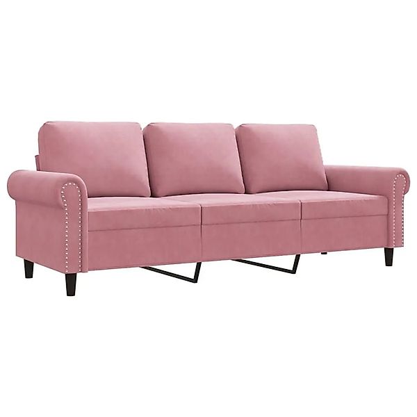 vidaXL 3-Sitzer-Sofa Rosa 180 cm Samt 359542 günstig online kaufen