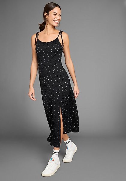 KangaROOS Midikleid mit Spaghetti-Trägern und Schlitz günstig online kaufen