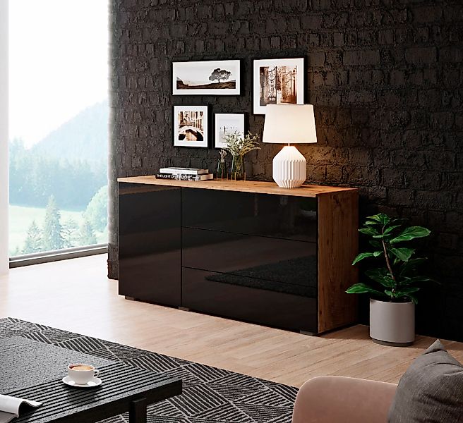INOSIGN Sideboard "PARIS" 1 Stk. tlg. Moderne 110cm breite grifflose Kommod günstig online kaufen
