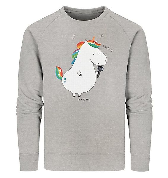 Mr. & Mrs. Panda Longpullover Einhorn Sänger Größe S - Heather Grey - Gesch günstig online kaufen