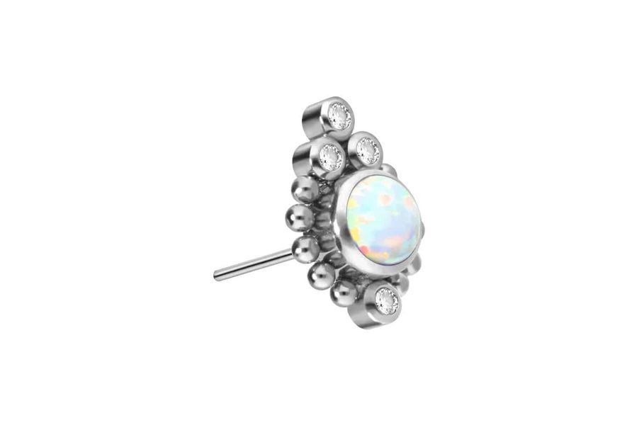 PIERCINGLINE Piercing-Set Titan Aufsatz mit Push günstig online kaufen