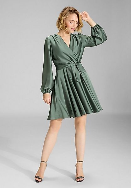 SWING Cocktailkleid Taillierter Schnitt mit ausgestelltem Rockteil günstig online kaufen